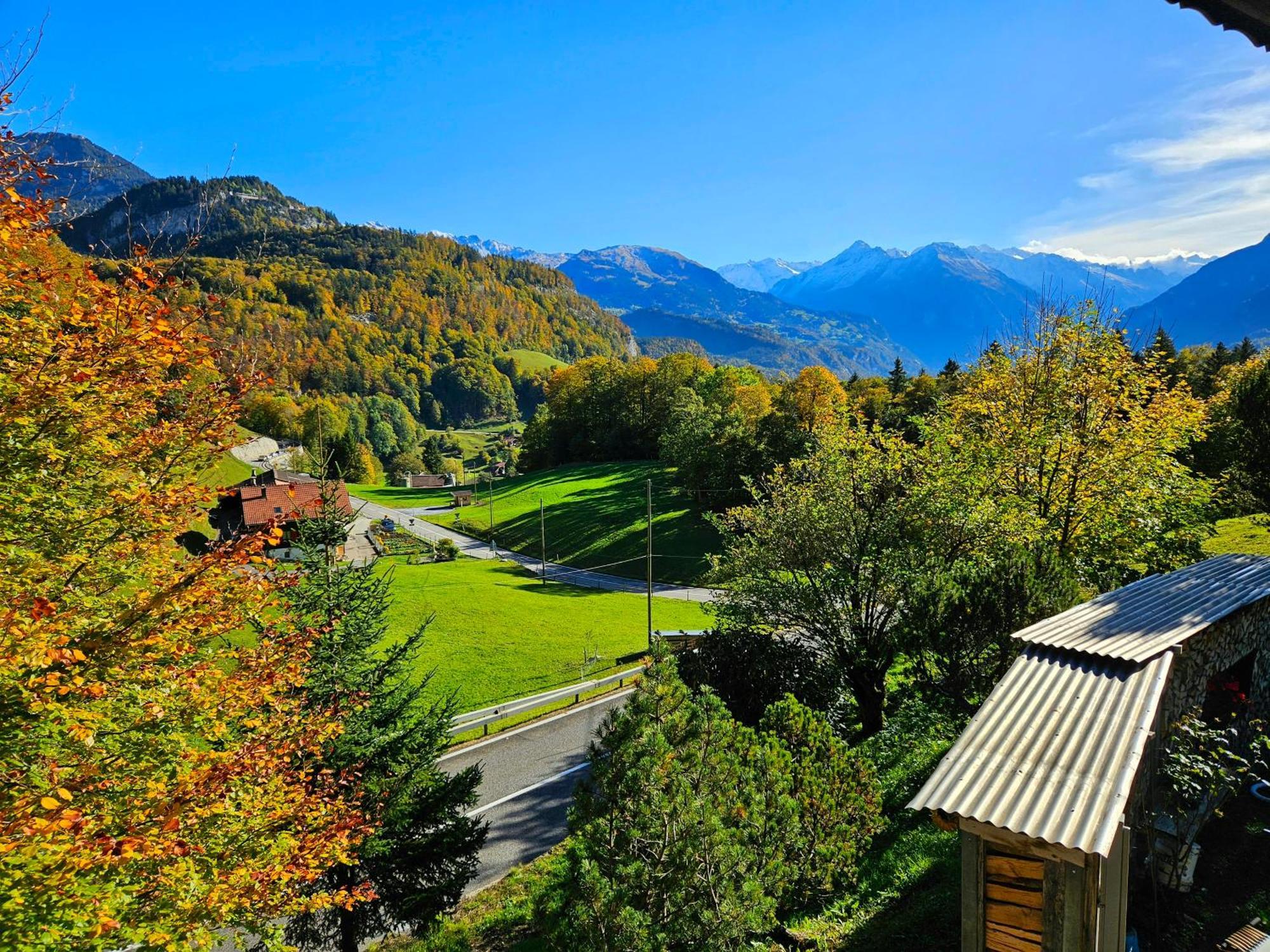 Gemuetliche Fewo Mit Sauna Inmitten Der Berge Meiringen Exterior foto
