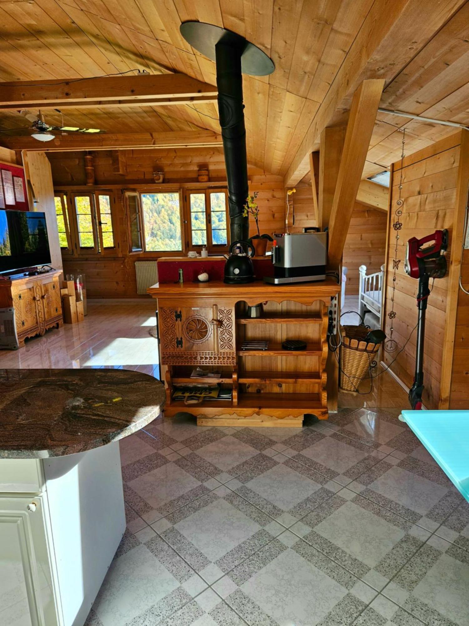 Gemuetliche Fewo Mit Sauna Inmitten Der Berge Meiringen Exterior foto
